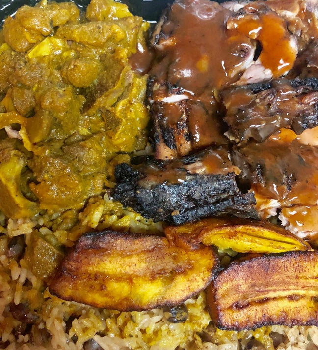 Jerk Chicken With Rice & Peas