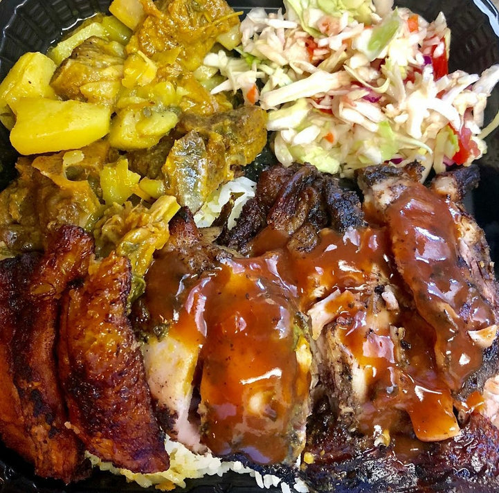 Jerk Chicken With Rice & Peas