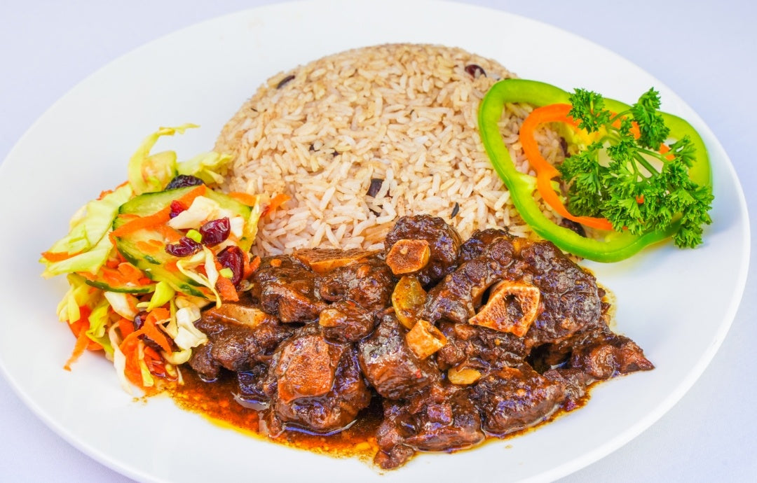 Oxtails With Rice & Peas